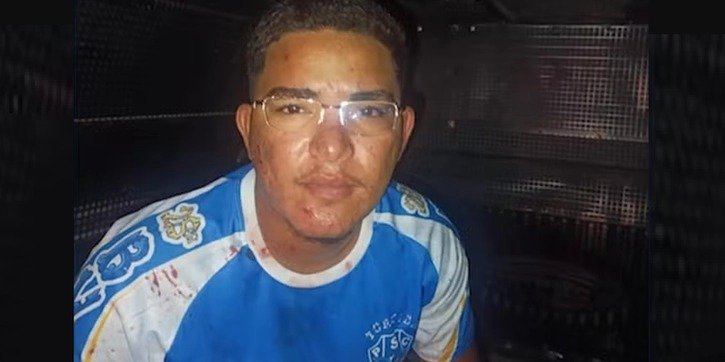Pablo Henrique Farias da Silva, preso em flagrante após o atropelamento.