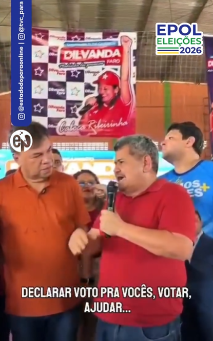 Foto do deputado estadual Chicão ao lado do prefeito de Igarapé Miri, Roberto Pina