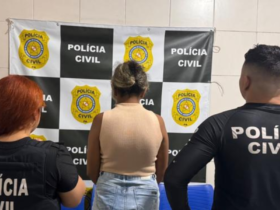 A adolescente sofreu um ferimento na cabeça e precisou receber sutura.
