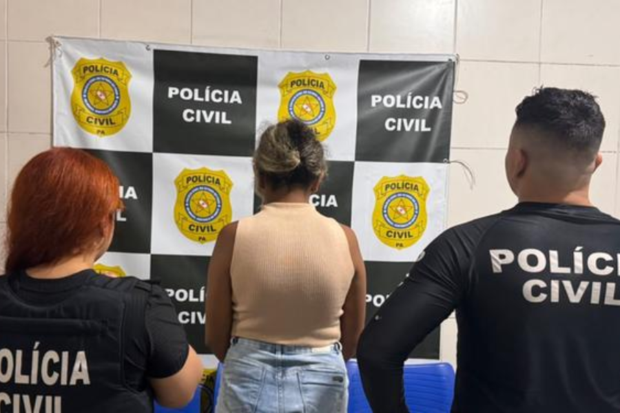 A adolescente sofreu um ferimento na cabeça e precisou receber sutura.