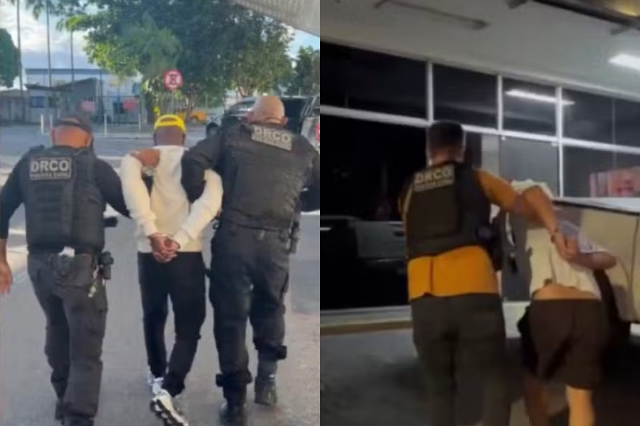Com as novas prisões, já são cinco pessoas detidas no decorrer da operação.