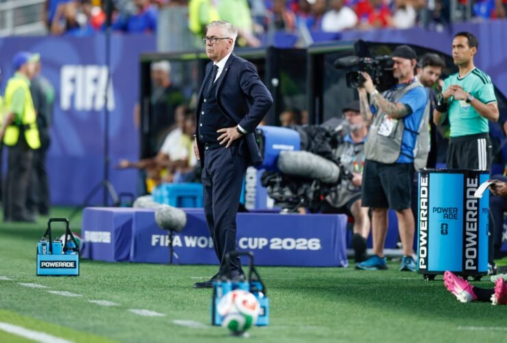 Ancelotti elogia Cunha e Vini e vê evolução do Brasil na Copa