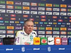 Carlo Ancelotti durante entrevista coletiva pela Seleção Brasileira em Nova Jersey