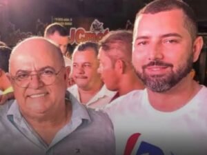 Prefeito de Capanema, Claudionor Moreira, e Francisco Almir de Lima Neto.