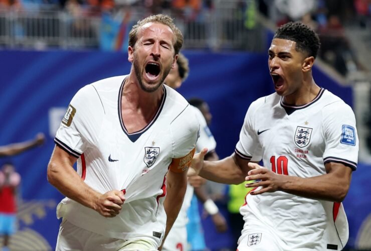 Inglaterra "passa mal", mas elimina Congo e com brilho de Harry Kane