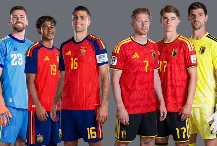Quartas da Copa: Espanha e Bélgica travam duelo decisivo nesta sexta-feira (10)