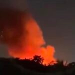 Chamas começaram nas primeiras horas deste sábado (25), próximo à BR-316, e mobilizam equipes de emergência; causas do incêndio ainda são desconhecidas.