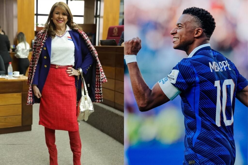 Celeste Amarilla publicou carta aberta nas redes sociais, pediu retratação do jogador francês e afirmou que poderá adotar medidas judiciais após ser chamada de "mulher desprezível".