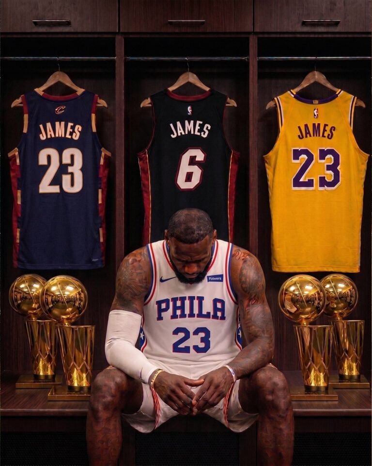 LeBron James escolhe os 76ers para sua última dança na NBA