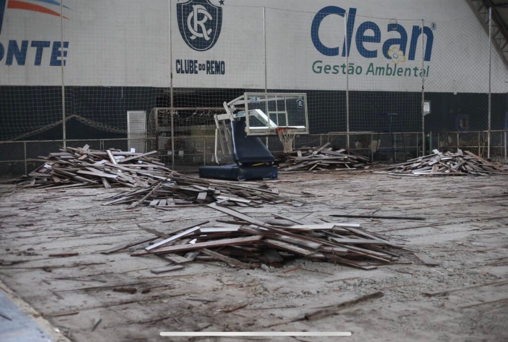 Remo inicia revitalização do Ginásio Serra Freire