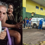 Na imagem em destaque, Ana Vera e o suspeito do crime