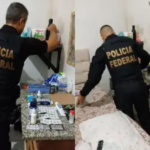 Na imagem em destaque, a operação da Polícia Federal