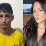 Na imagem em destaque, o suspeito João Pedro e a vítima Dayse Diniz