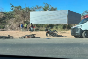 Na imagem em destaque, o acidente que matou o ciclista