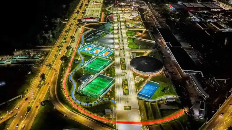 Imagem aérea do Parque da Cidade, em Belém do Pará.