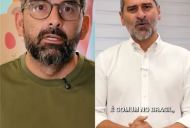 Montagem com as fotos do ex-prefeito de Ananindeua e pré-candidato ao governo do Pará, Daniel Santos e de Ualame Machado, secretário de Educação do Pará.