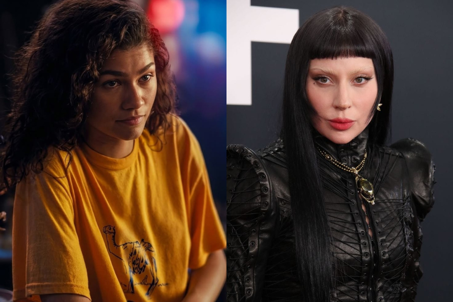 Na imagem em destaque, Zendaya e Lady Gaga, indicadas ao Emmy 2026.