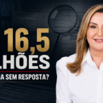 Montagem de Hana com o valor de R$ 16,5 milhões ao lado