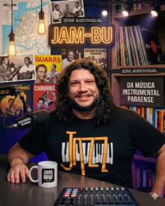 Arte do Jam-bu Podcast sobre a história da música instrumental de Belém e do jazz amazônico produzido no Pará.