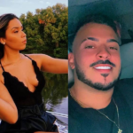 Na imagem em destaque, a vítima Yasmin Macedo e o réu Lucas Magalhães