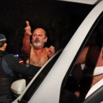 Márcio Ponte durante abordagem da Polícia Militar em Mosqueiro