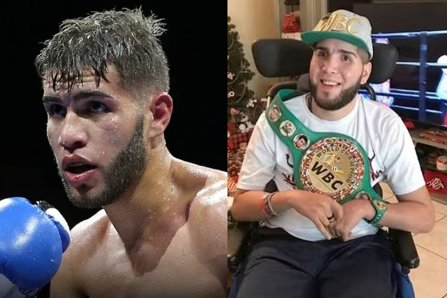 Na imagem em destaque, o ex-boxeador Prichard Cólon