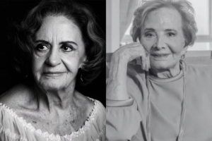 Na imagem em destaque, as atrizes Laura Cardoso e Glória Menezes