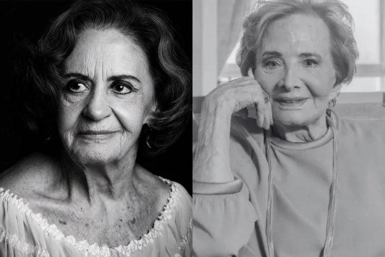 Na imagem em destaque, as atrizes Laura Cardoso e Glória Menezes