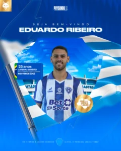 Paysandu anuncia Eduardo Ribeiro para reta final da Série C