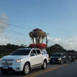 Na imagem em destaque, a chegada da Imagem Peregrina em Tracuateua