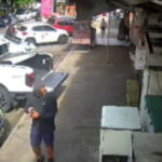 Imagens de câmeras de segurança