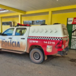 Na imagem em destaque, uma guarnição da PM