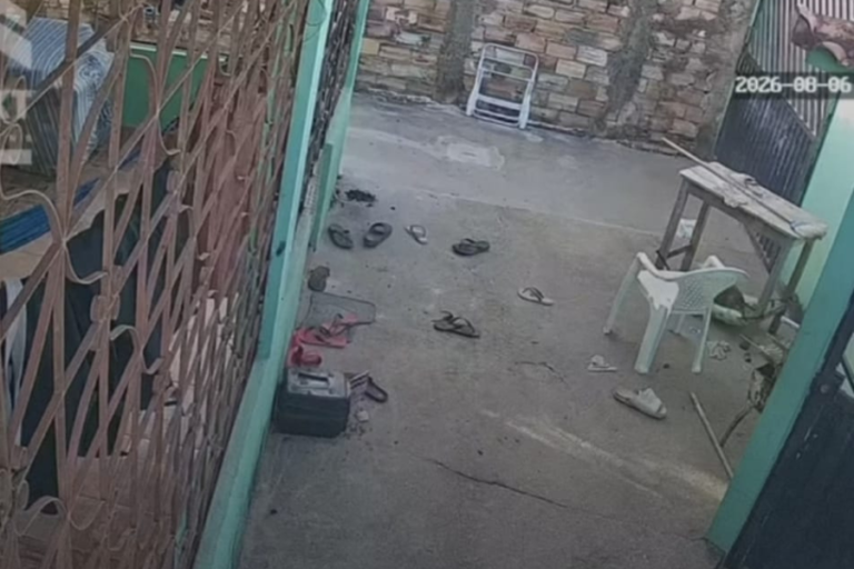 Imagem de câmera de segurança