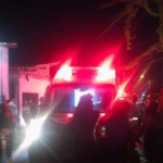 Na imagem em destaque, o local do crime
