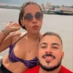 yasmin e lucas na lancha em belém