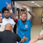 neymar em confusão no mangueirão