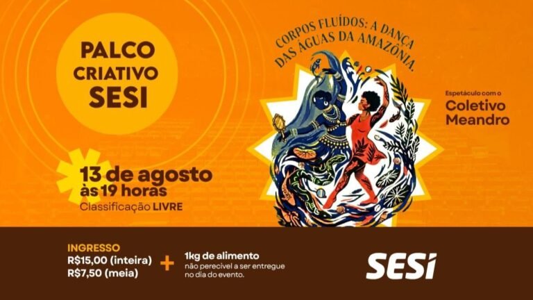 cartaz do espetáculo corpos fluidos