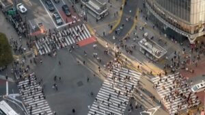 vista aérea de Tóquio