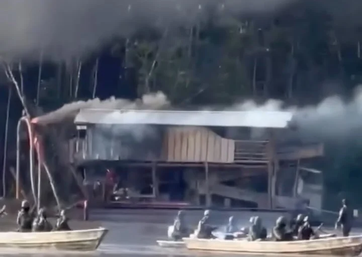 operação contra garimpo ilegal no amazonas