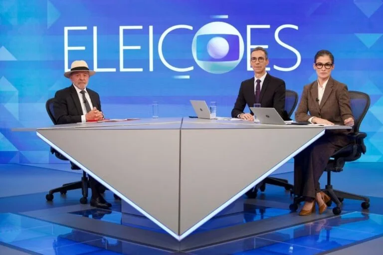 Presidente Lula em sabatina na Globo