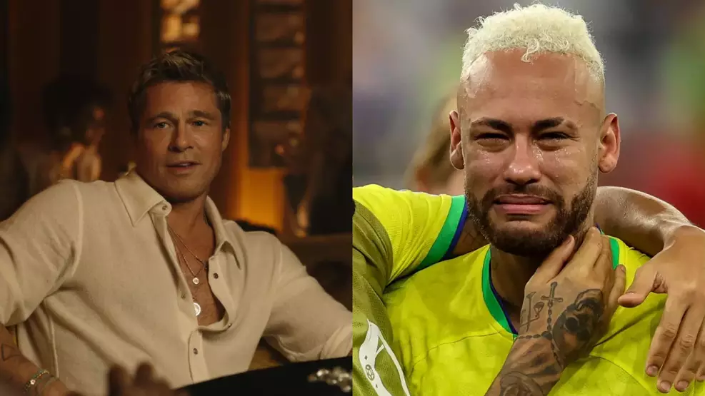 neymar e brad pitt