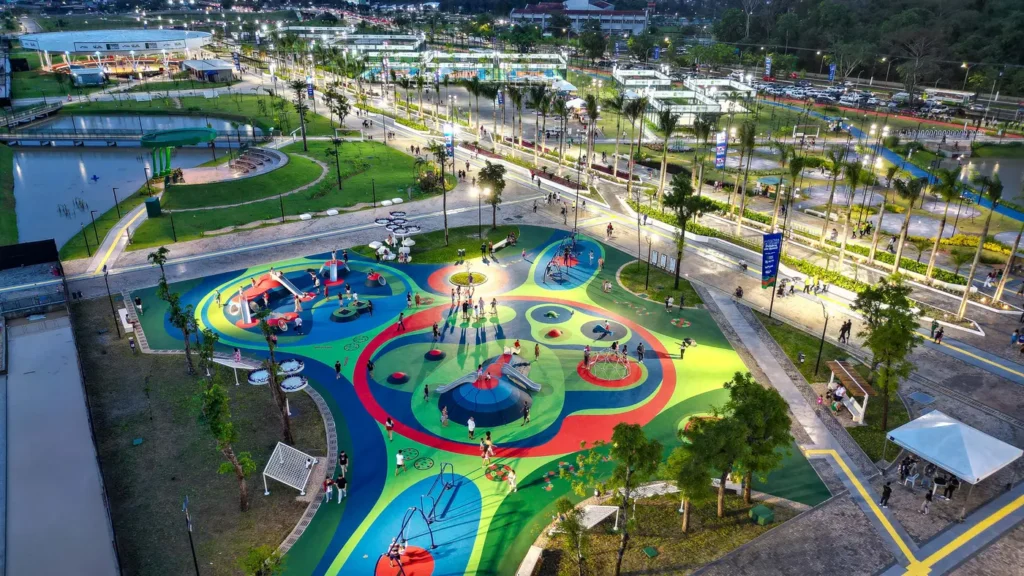 Parque da Cidade, em Belém, cujas obras são alvo de apuração do MPF