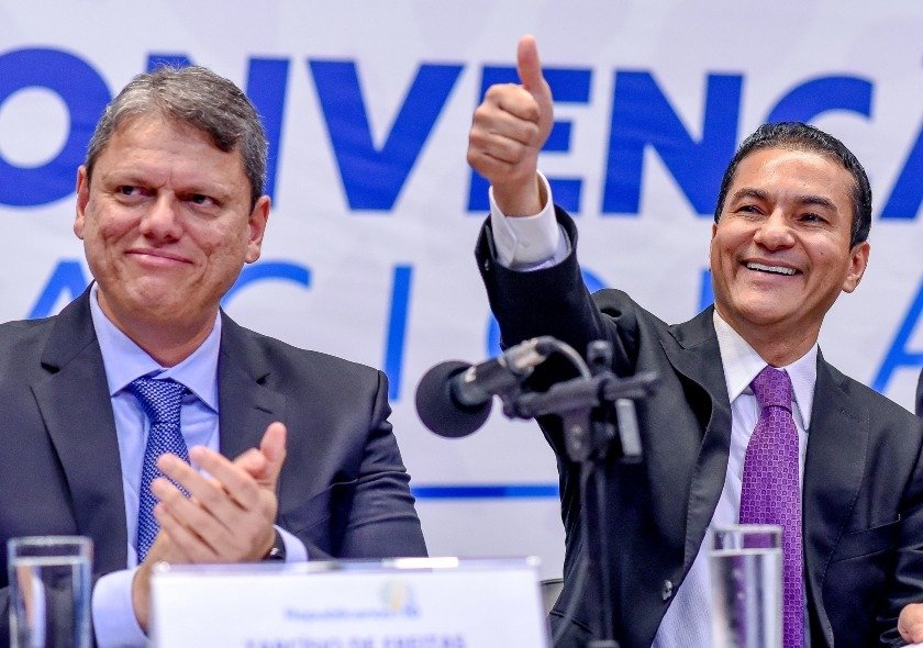 prefeito de São Paulo e presidete do Republicanos em Convenção (foto: Reprodução)