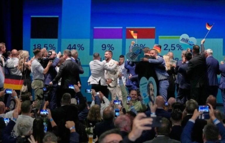 Partido de extrema direita alcança cerca de 44% dos votos e supera a CDU de Friedrich Merz em estado do leste alemão