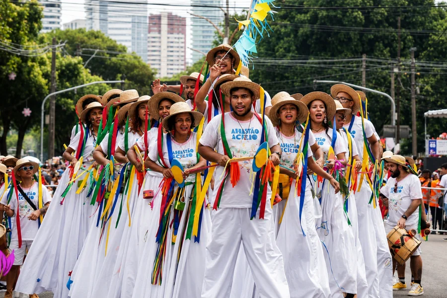 Na imagem em destaque, o Arrastão do Círio