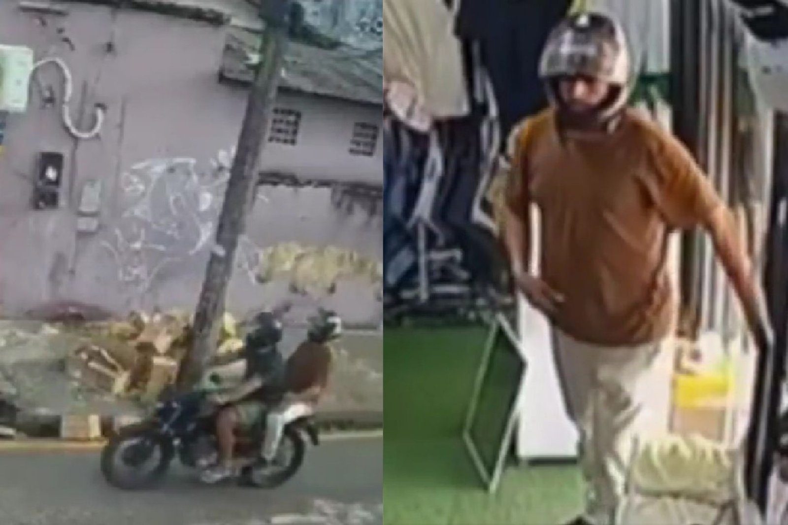 Dupla chegou ao estabelecimento em uma motocicleta; suspeito entrou no comércio e levou dinheiro do caixa
