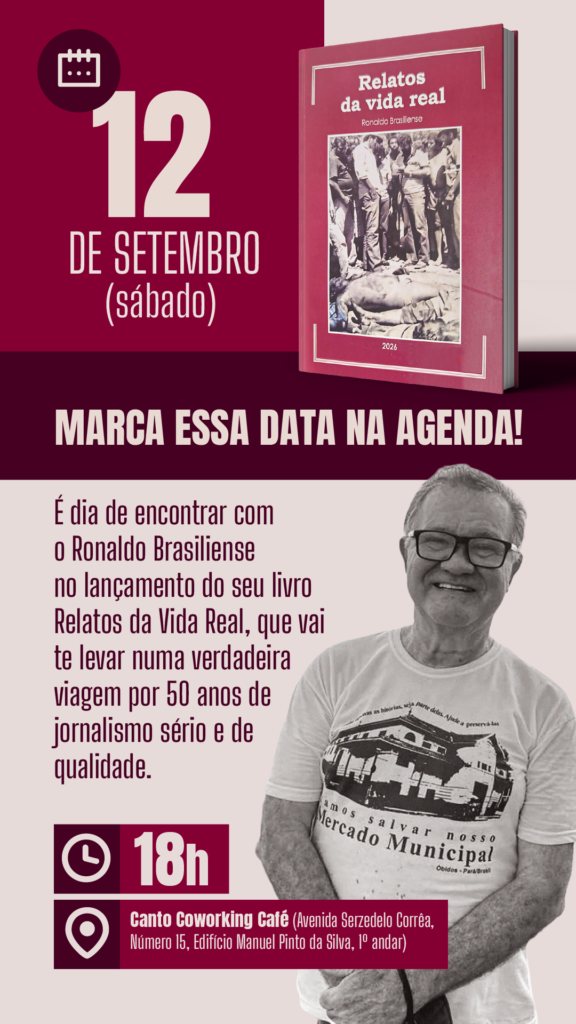 Ronaldo Brasiliense celebra 50 anos de jornalismo com lançamento de primeiro livro