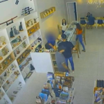 Imagem do momento do crime