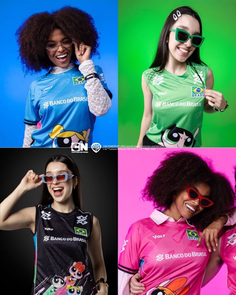 Seleção Brasileira de Vôlei lança camisa especial em homenagem às 'Meninas Superpoderosas'