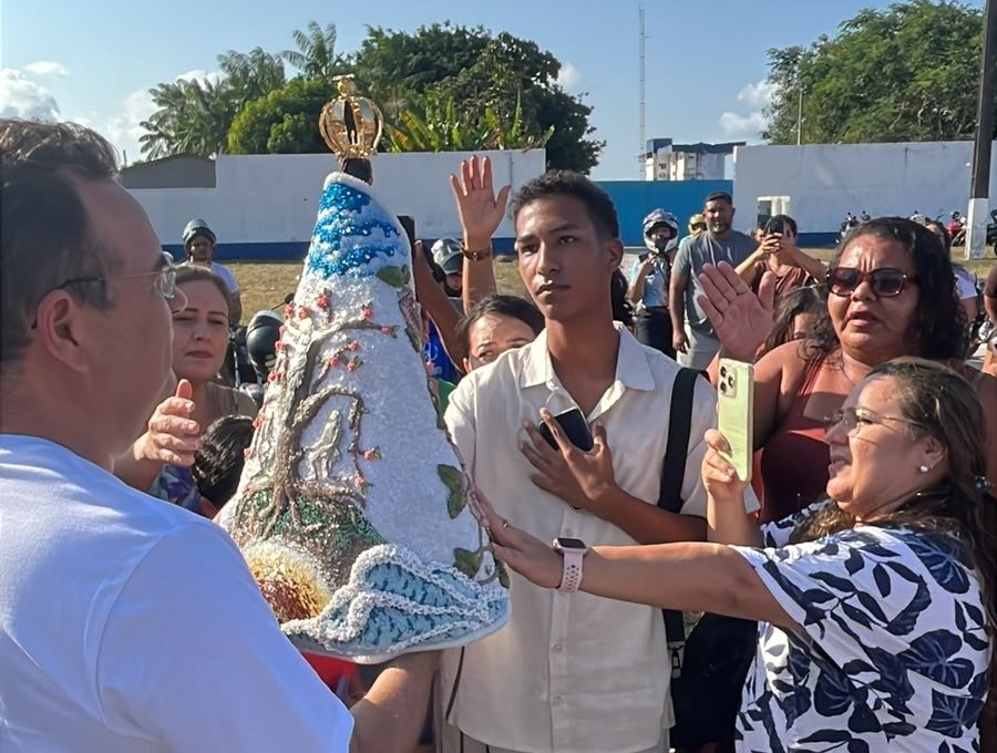 imagem peregrina de nossa senhora de nazaré em Bragança